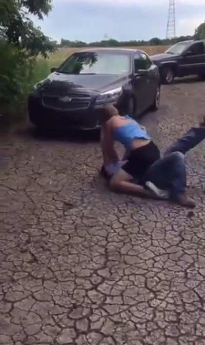 Kid couldn't hit broad side of a barn and gets dropped