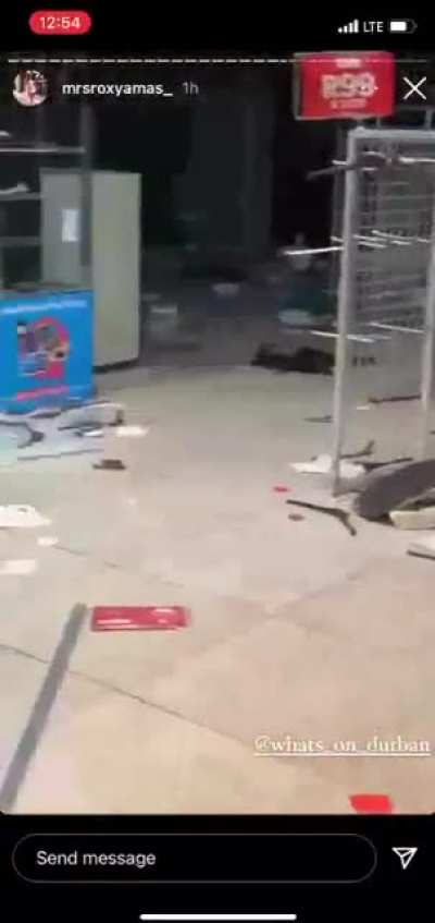 Looters decided not to break into one specific store