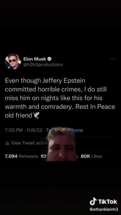 rip his Twitter account