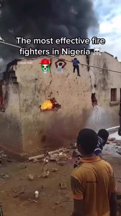 fighting fire