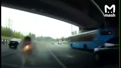 man tries to throw firework in car backfires