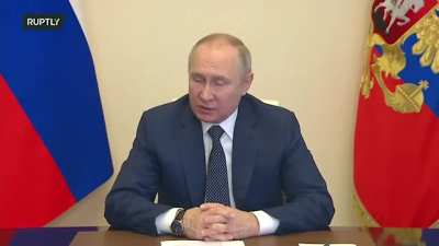 Putin today: "We have no bad intensions, please don't escalate the situation, please do not put more sanctions, we are just responding to unfriendly actions towards Russia, everybody should work normally, people are overreacting, nothing to see here..."