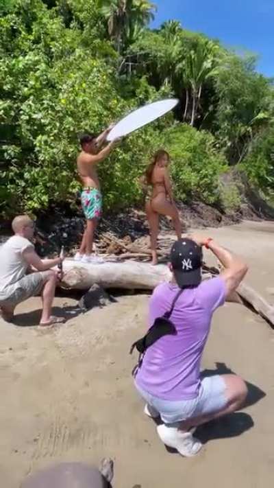 hitting the beach