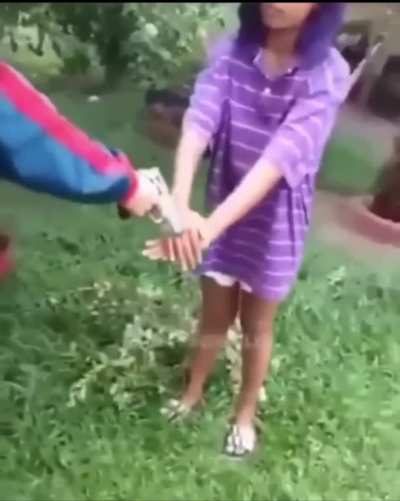 Why?? Maybe caught stealing? Or just messing around seeing if you flinch