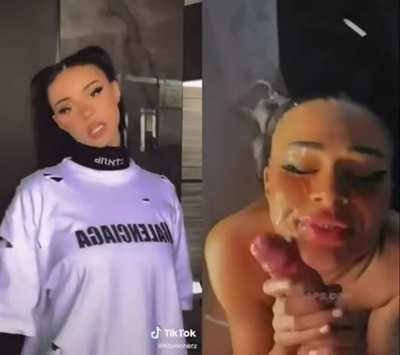 From Tiktok to suck a cock
