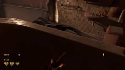 Get in the bathtub