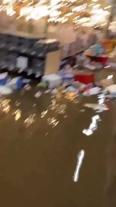 Instead of going to the lake, the lake came to us.