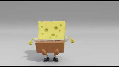 The SpongeBob twerking video comes from an advertisement for SpongeBob: sponge out of water