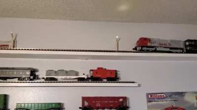 My son's train