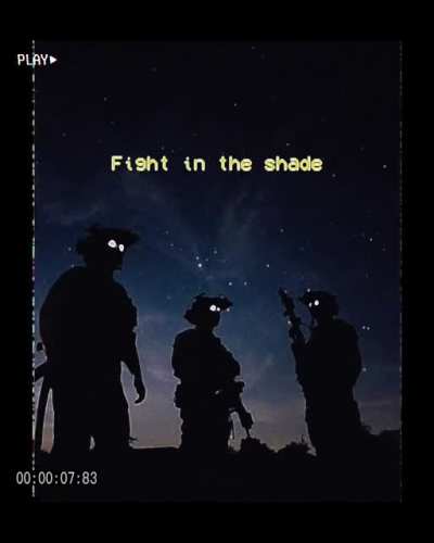 The night is our ally