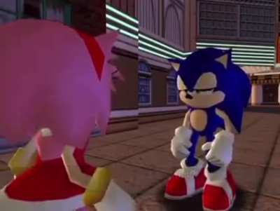 Amy is wet