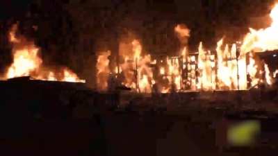 Rioters set a huge apartment building and Wendy's on fire. Minneapolis is in absolute chaos.
