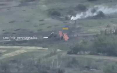 After duel with BTR-82A Bradley IFV is abandoned by crew