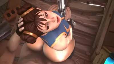 Chun-Li getting fucked (Stoned Dude)