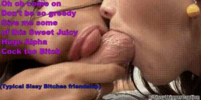 Sometimes it's hard to share .. Blowjob Caption Porn GIF by sissy<wbr>trigg<wbr>ercap<wbr>tions