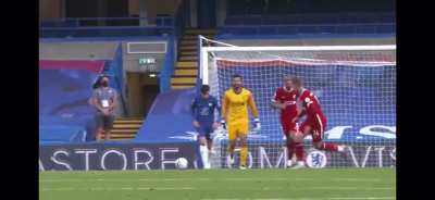 Henderson told Mané to make the run that got Andreas Christiansen sent off