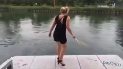 HMC while I jump in the water