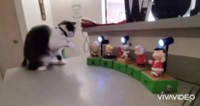 to thwack the toys