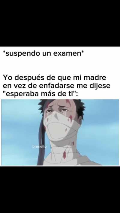 Me pasó esto cuando estaba en primer año de secundaria, desde ahí en adelante tuve un promedio perfecto de calificaciones (no me sirvió para nada) 🐱