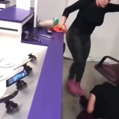Great Customer Service. With a sideline of a boot to the head.