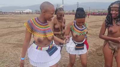 A sweet moment of Zulu friends greeting &hearts;️