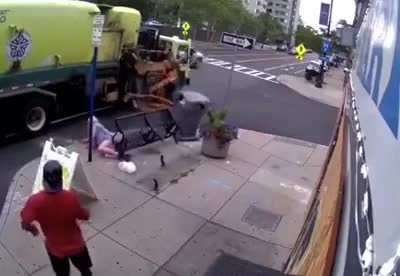 Freak accident