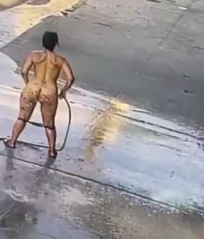 Just a quick car wash