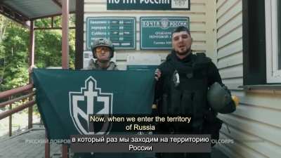 Russian Volunteer Corps 🗡🔆: "Of course, this time no one needs to prove that we filmed our video not in the Kyiv region, but in the Motherland. Nevertheless, we decided to make such videos our good tradition! Glory to RVC!"
