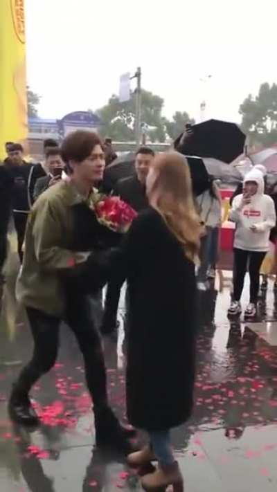 Rich guy's proposal gets rejected by a girl. He resorts to throwing a tantrum