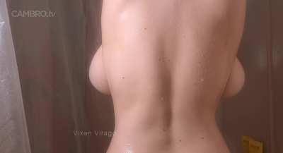 in the shower