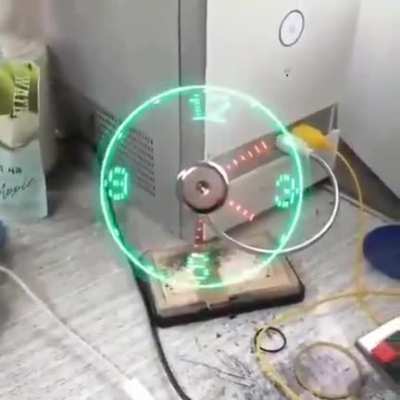 Analog outperforms digital CLOCK. By far the coolest thing I&rsquo;ve ever seen in my life.
