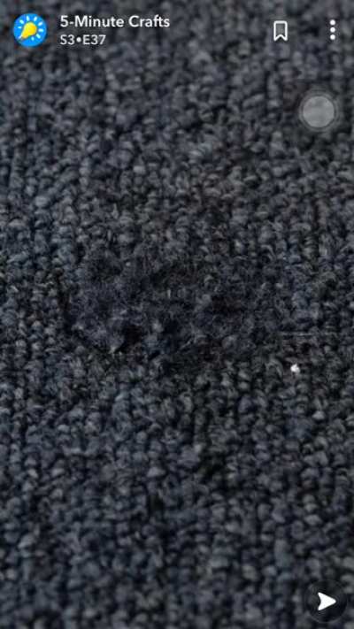 SLPT: Burn your carpet off then put it back with superglue to have fireproof floors