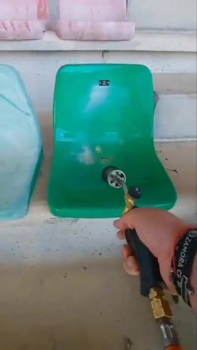 By heating the plastic, you can bring oil from inside the plastic to the surface, making it look like new again!
