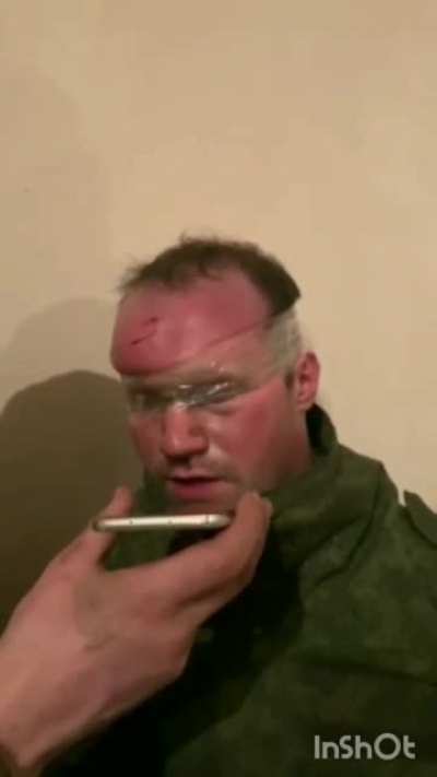 Captured Russian soldier allowed to call parents (can someone please translate in comments)