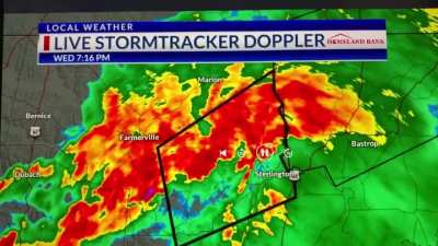 This weatherman does not care