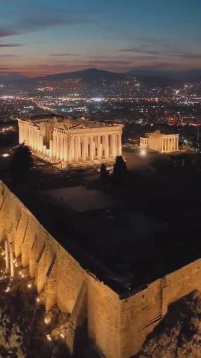 The Acropolis at night