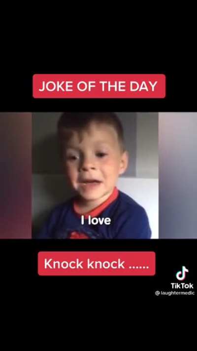One of the worst knock knock jokes I've heard