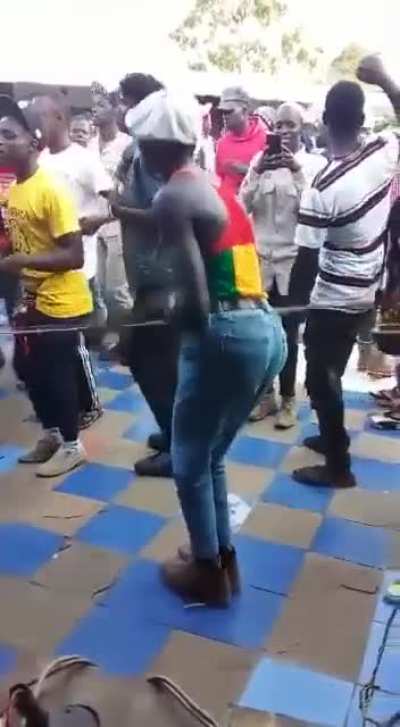 Enjoying some Reggae music