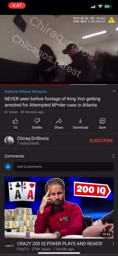 King Von aftermath from his arrest in Chicago for ATL case...from the arrest in “What it’s Like” trailer in OBlock