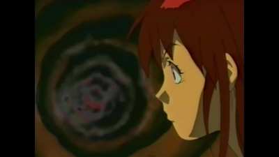 Ippatsu Kiki Musume (1999): girl eaten by giant snake