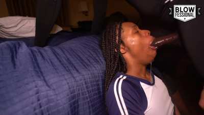 She calls herself a "blowfessional"...