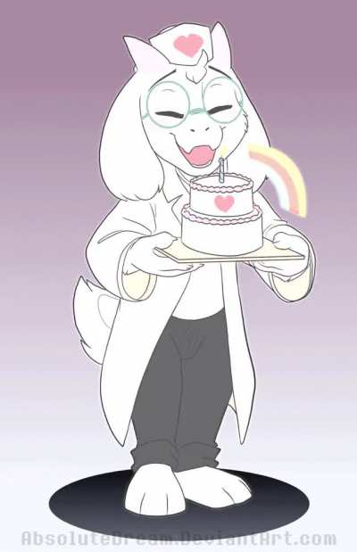 Nurse Ralsei to brighten your day (by AbsoluteDream)