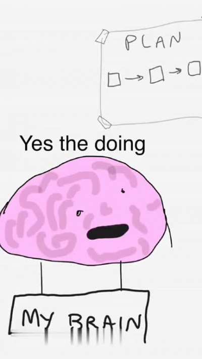 Ah yes the "doing"