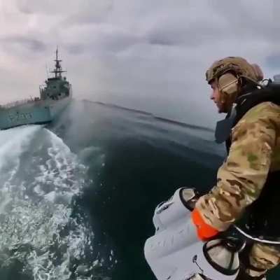 EAF Jetpack boarding exercise