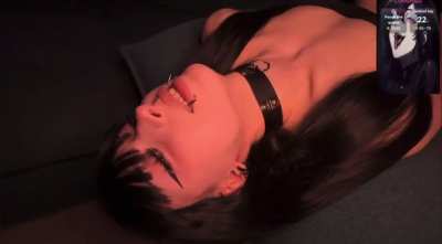 Cute goth deepthroat pt1