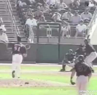Throwing a baseball
