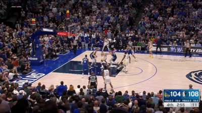 [Highlight] Luka holding up defensively as the Warriors targeted him to end the game