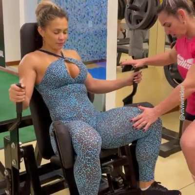It would be impossible to workout with her in the gym