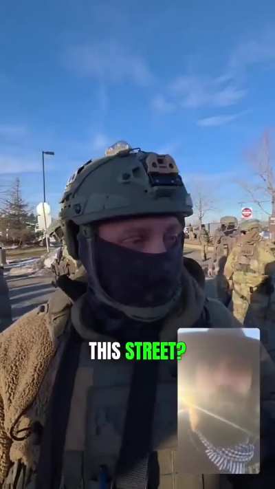 State: MN Date: 1/17/26 MN Combat Veteran asks federal Agents about Minnesota&rsquo;s public street laws.