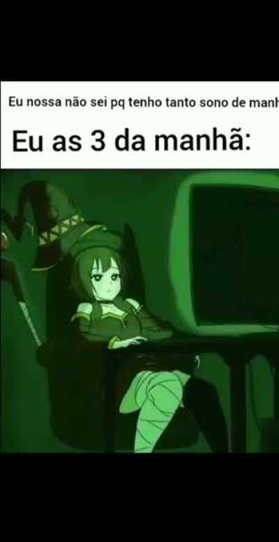 Eu as 3 da manh&atilde;